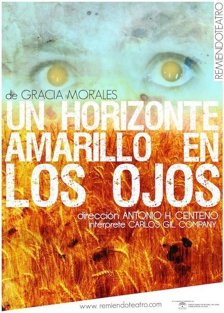 Cartel de Un horizonte amarillo en los ojosp